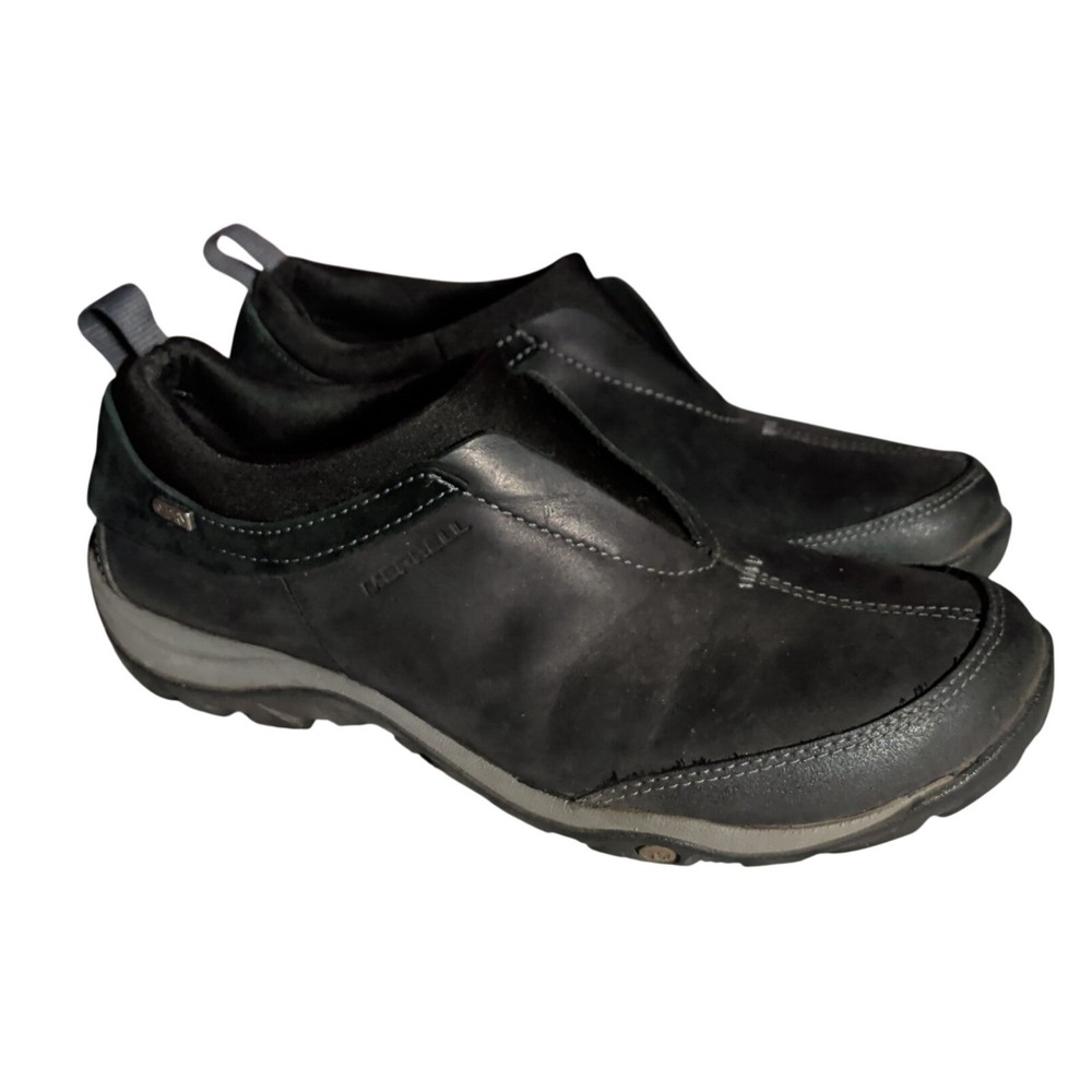 Merrell Dewbrook Moc Womens Size 8 Shoes Active Heat Slip On Sneakers Black